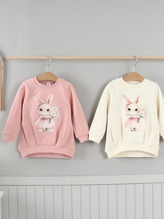 Bouquet Rabbit Fleece Long Tee Bouquet Rabbit Fleece Long Tee