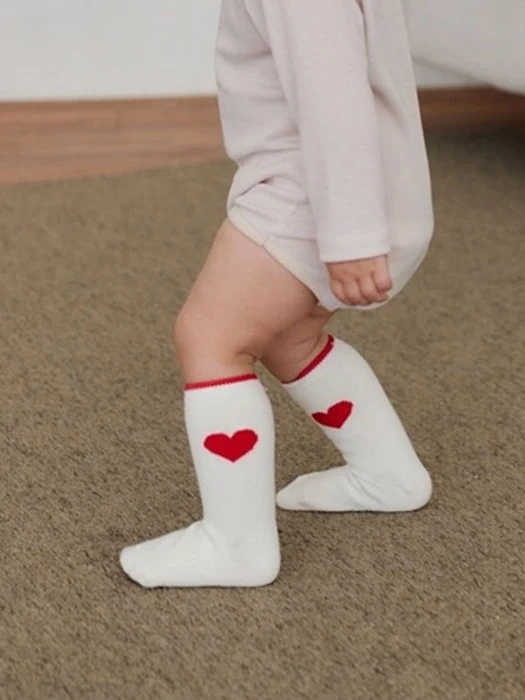 Heart Knee Socks Set Heart Knee Socks Set