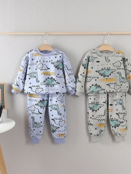 Dino Print Top Bottom Set Dino Print Top Bottom Set