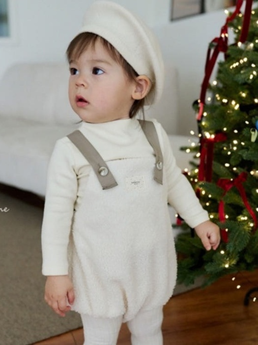 Fleece Suspender Suit