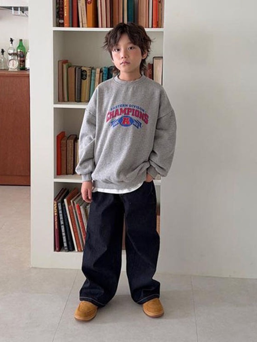 Non-fade Fleece Denim Pants