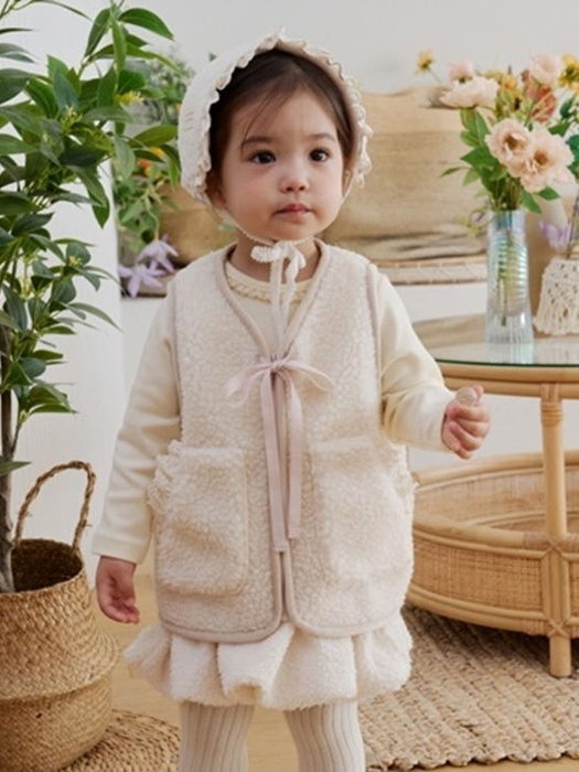 Fleece Frill Vest
