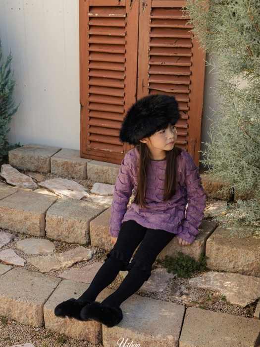 Frill Biker Pants
