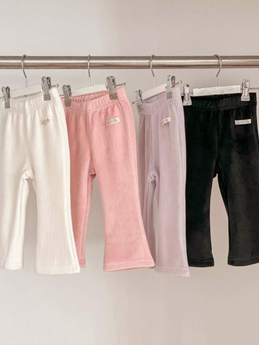 Mink Label Velour Bootcut Pants