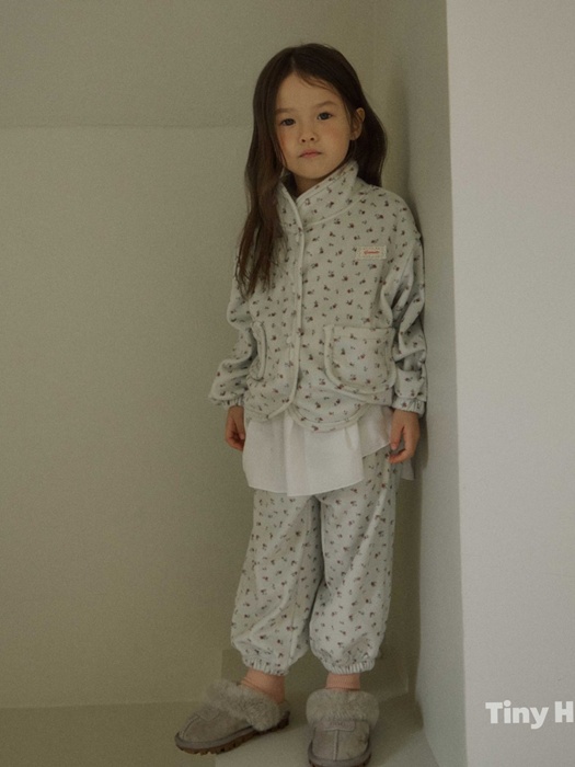 Tiny Bloom Velour Pants Tiny Bloom Velour Pants