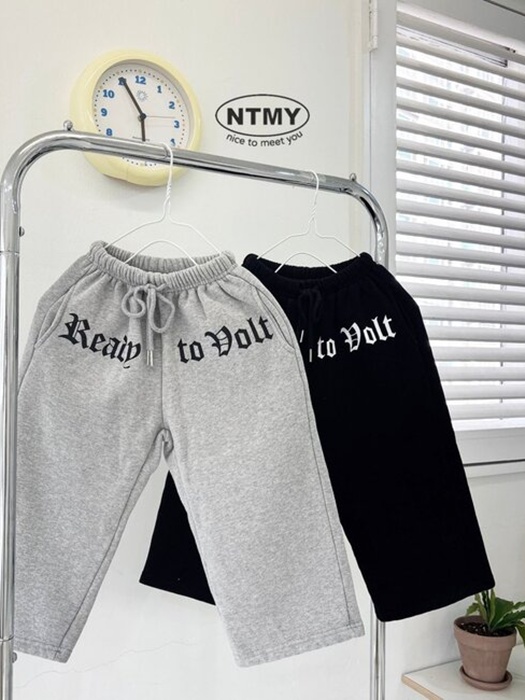 Lettering Wide Pants Lettering Wide Pants
