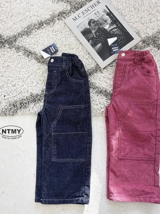 Denim Corduroy Pants Denim Corduroy Pants