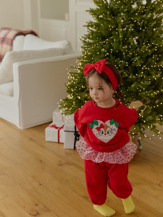 Bebe Heart Shiny Frill Set Bebe Heart Shiny Frill Set