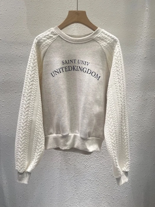 Cable Knit Grand Sweatshirt