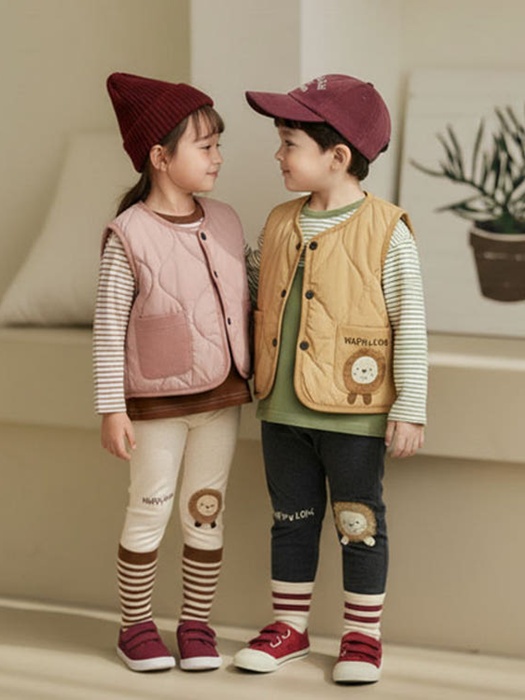 Woven 3D Lion Vest