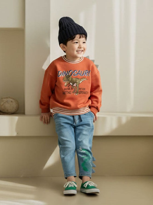 Span Dino Horn Pants Span Dino Horn Pants by Orange Mom for Child - catalog view