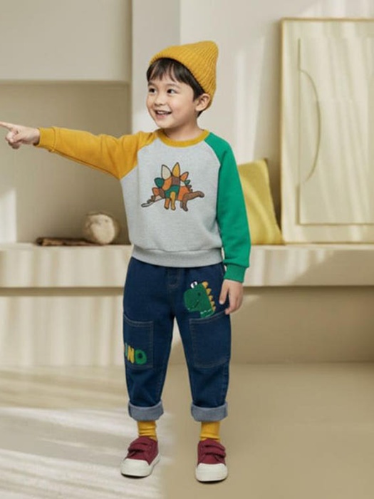 Span Boucle Dino Pants Span Boucle Dino Pants