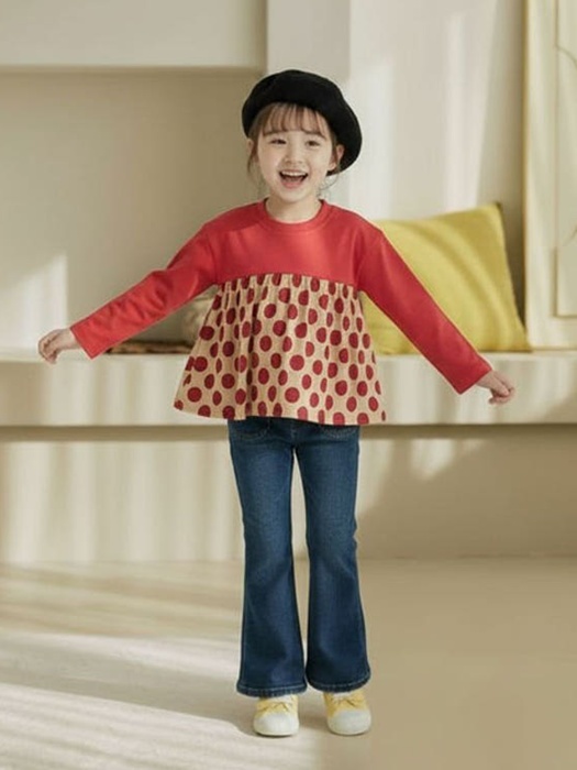 Span Denim Flared Pants Span Denim Flared Pants
