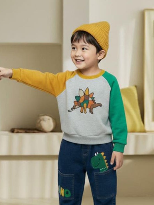 Boucle Dino Raglan Tee