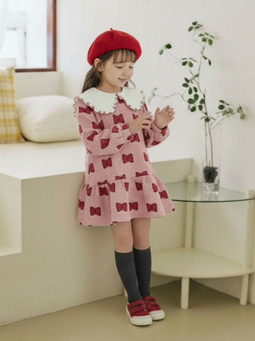 Ribbon Jacquard One-piece Ribbon Jacquard One-piece