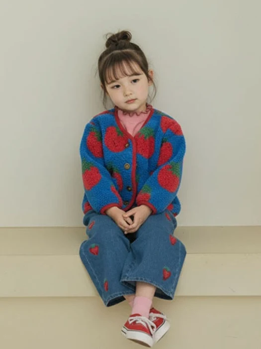 Fuzzy Strawberry Jacket