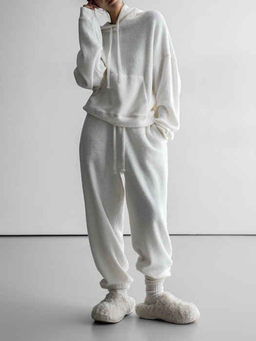 Hairy Texture Cozy Jogger Pants Hairy Texture Cozy Jogger Pants