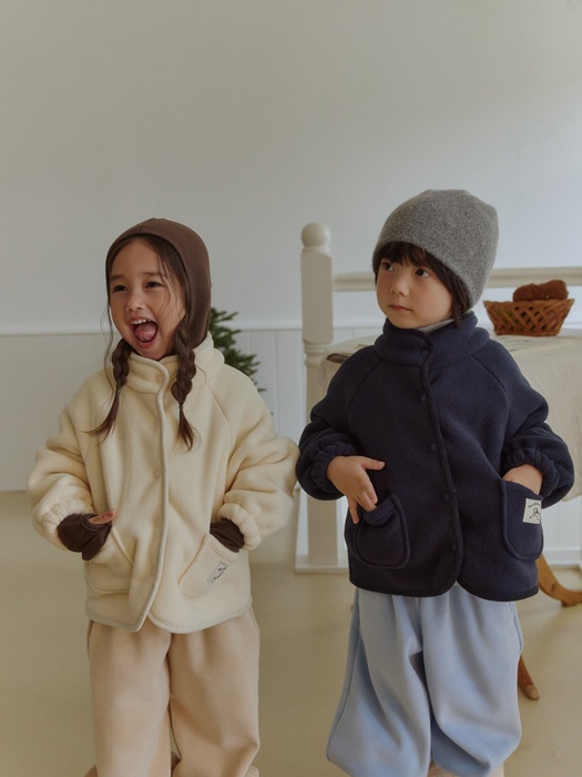Pompom Fleece Jacket Pompom Fleece Jacket