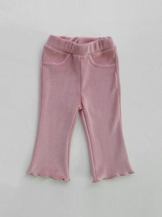 Mink Velour Bootcut Pants