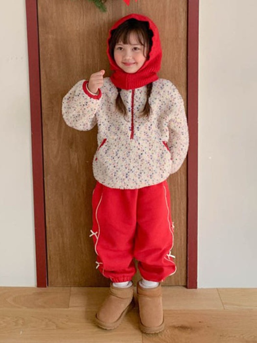 Fleece Line Ribbon Jogger Pants Fleece Line Ribbon Jogger Pants