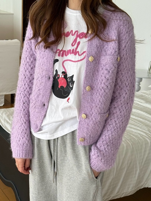 Harry Wool Sequin Cardigan Harry Wool Sequin Cardigan