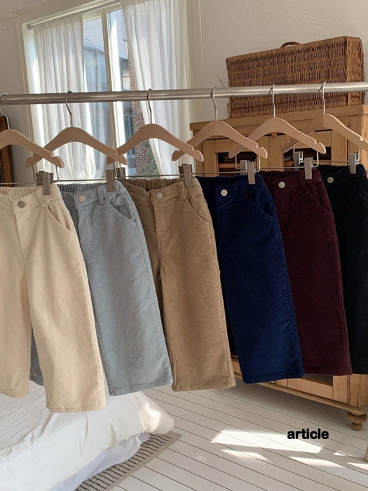 Milk Corduroy Pants