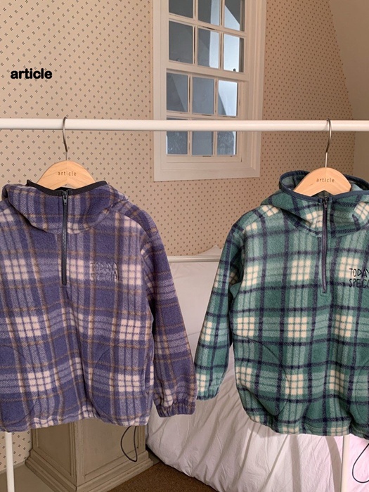 Check Check Fleece Jacket