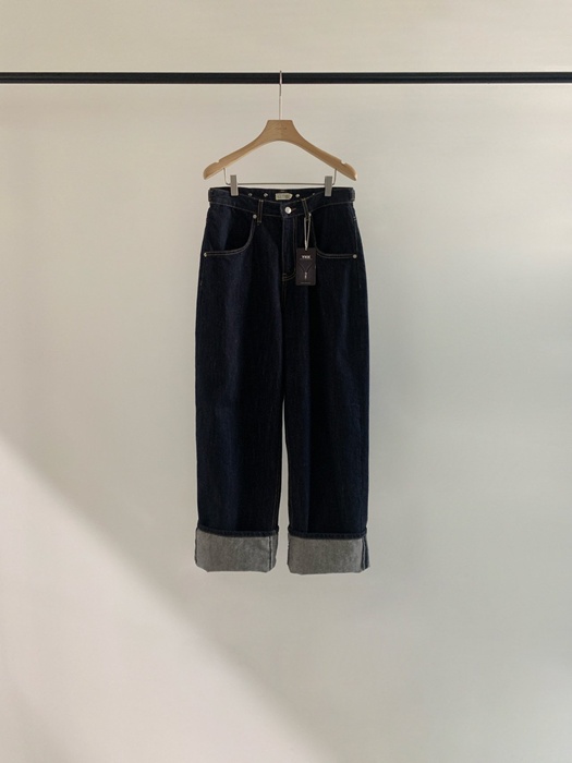 Roll-Up Denim Pants