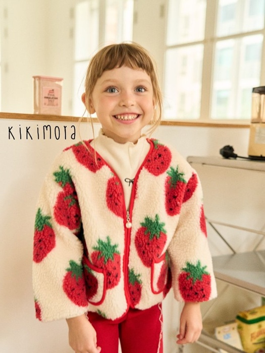 Strawberry Fleece Jumper