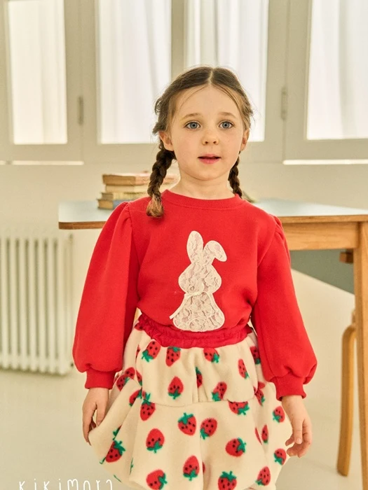 Strawberry Balloon Skirt