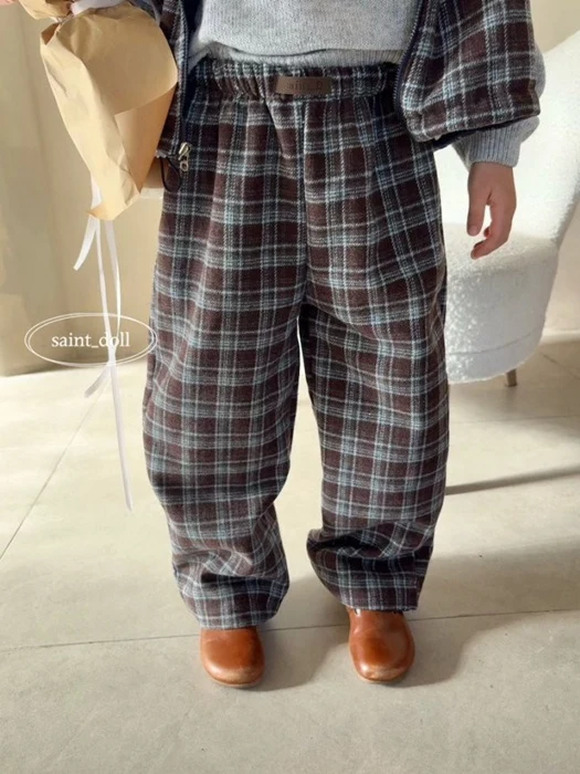 Check Wool Pants (Junior) Check Wool Pants (Junior)