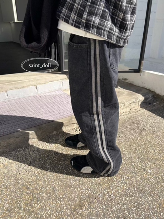 Line Denim Pants (Junior)