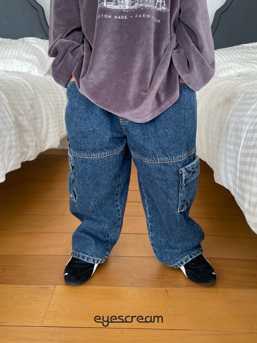 Open Cargo Denim Pants Open Cargo Denim Pants