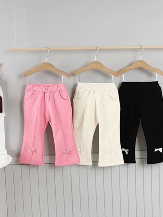 Fleece Ribbon Bootcut Pants Fleece Ribbon Bootcut Pants