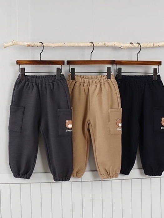 Fleece Double Knit Bear Pants Fleece Double Knit Bear Pants