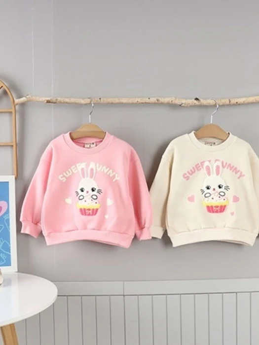 Fleece Rabbit Boucle Cupcake Tee Fleece Rabbit Boucle Cupcake Tee