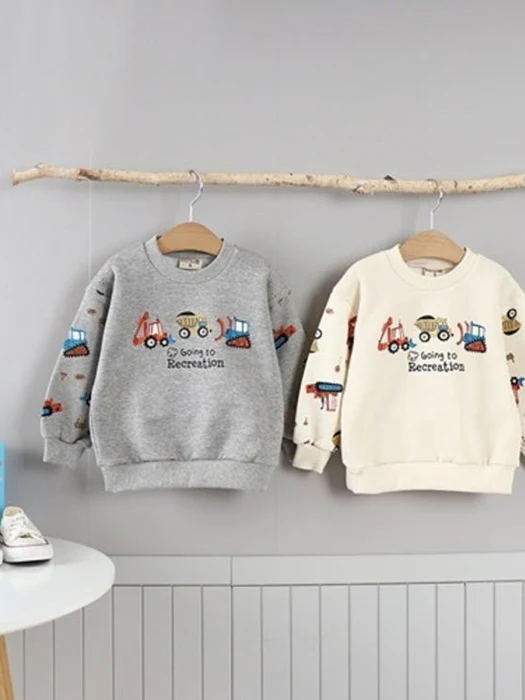 Fleece Construction Vehicle Tee Fleece Construction Vehicle Tee