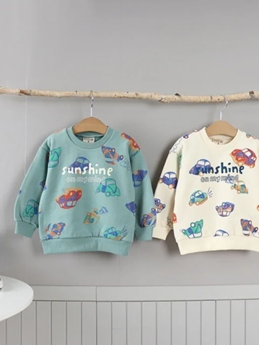 Fleece Full Print Car Tee Fleece Full Print Car Tee