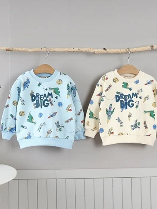 Fleece Space Dino Tee Fleece Space Dino Tee