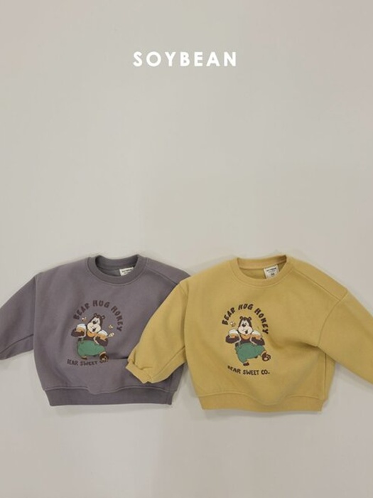 Honey Bear Fleece Sweatshirt