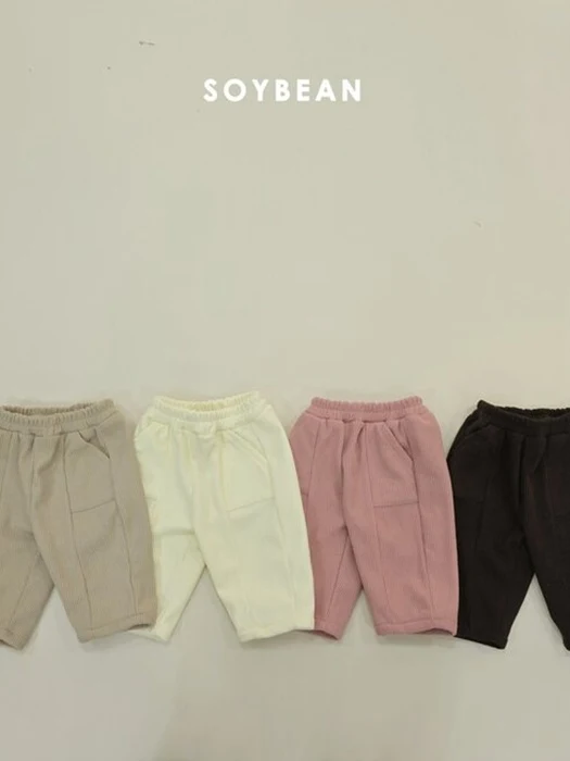 Corduroy Panel Pants