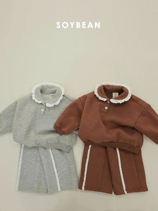 Collar Frill Fleece Set Collar Frill Fleece Set
