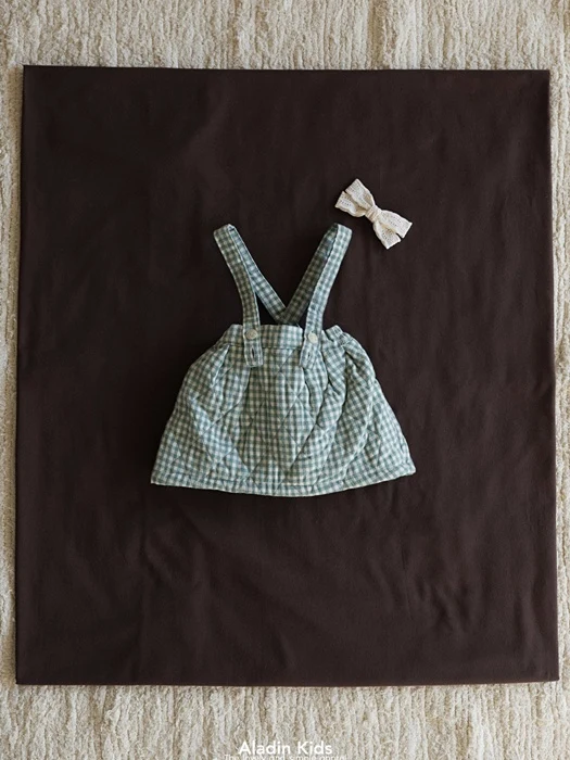 Check Suspender Padded Skirt Check Suspender Padded Skirt