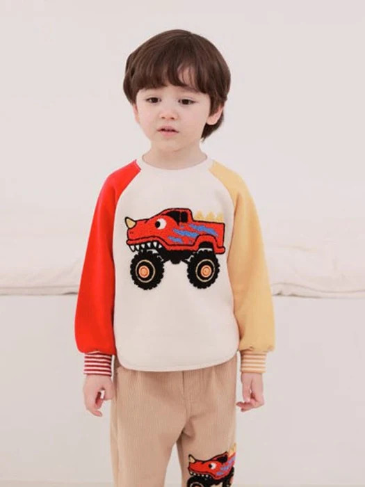 Dino Car Sweatshirt