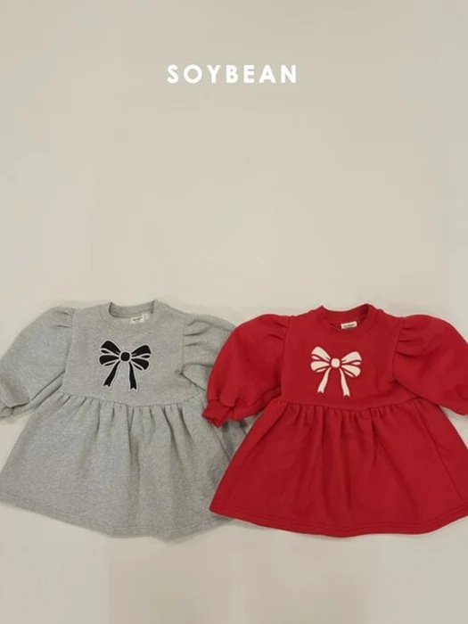 Ribbon Fleece Sweatshirt One-piece Ribbon Fleece Sweatshirt One-piece