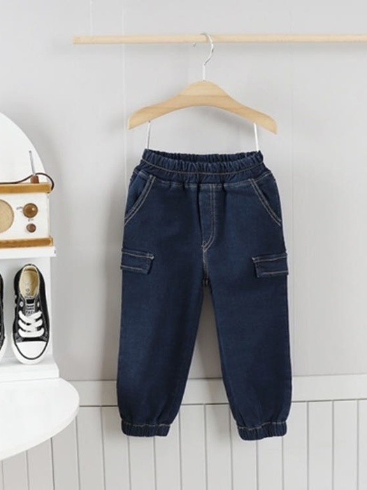 Fleece Denim Jogger Pants Fleece Denim Jogger Pants