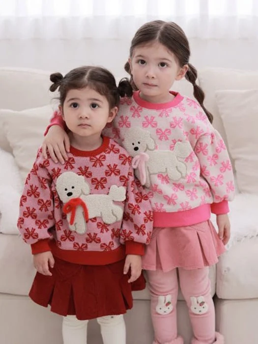 Ribbon Knit Sweatshirt