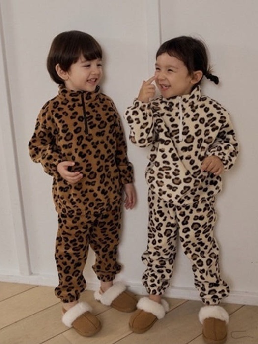 Leopard Anorak Set Leopard Anorak Set