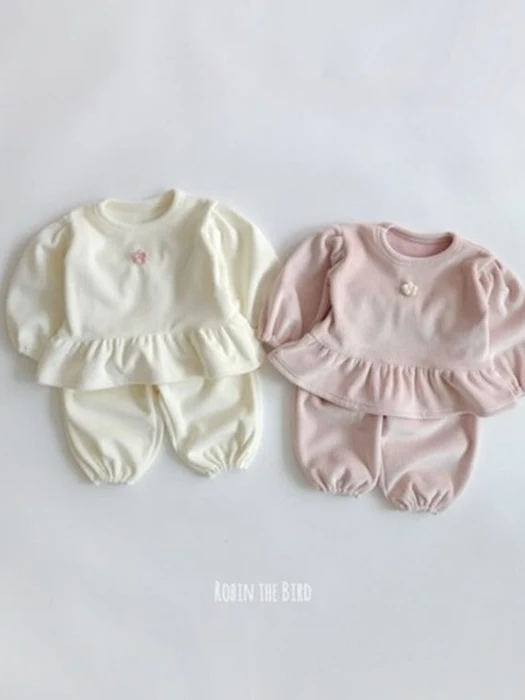 Puff Fleece Blouse Set Puff Fleece Blouse Set