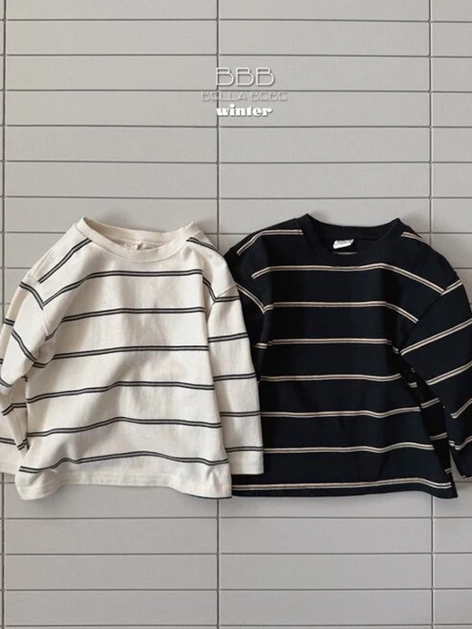 Bebe Double Line Boxy Tee